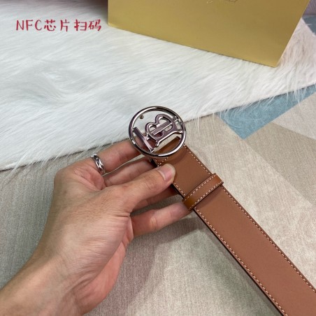 Cinturón Burberry Exclusivo - Modelo 1355