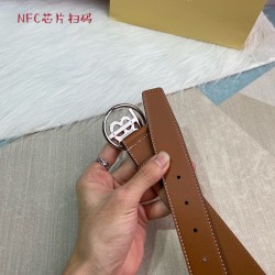 Cinturón Burberry Exclusivo - Modelo 1355