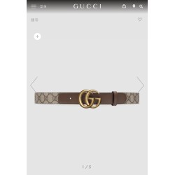 Cinturón Gucci Exclusivo - Modelo 1409